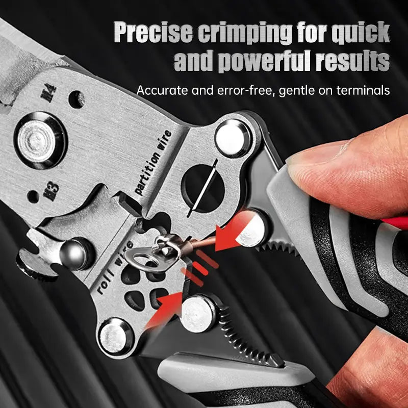 Sikunuo | Foldable 8-in-1 Wire Stripper for Electrical Work