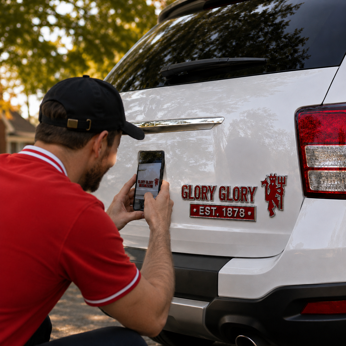 Glory Glory Heritage 3D Metal Car Emblem Badge