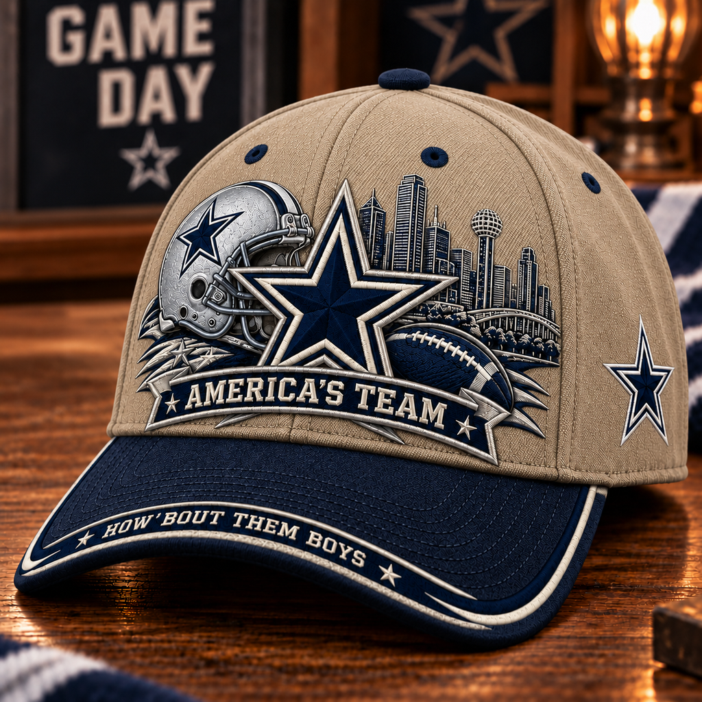America’s Team How ’Bout Them Boys Football Fan Cap
