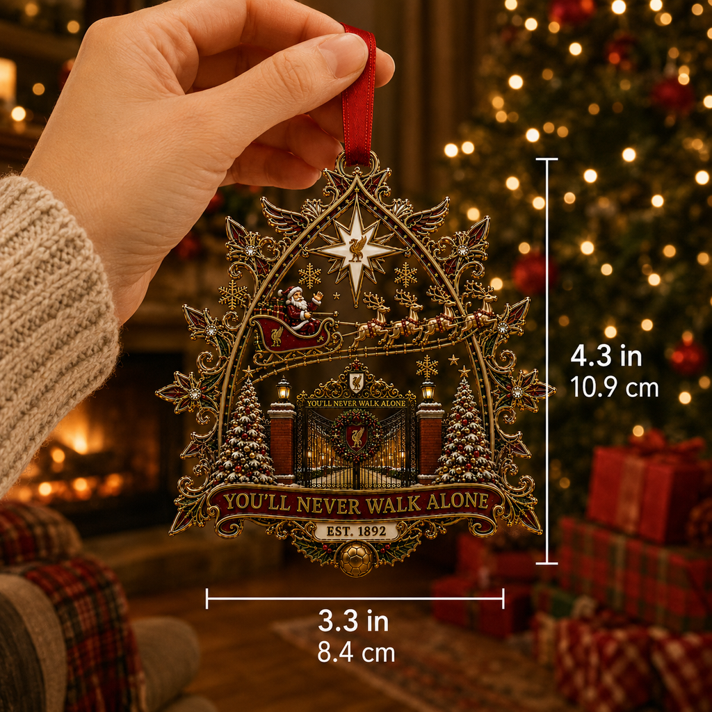 YOU’LL NEVER WALK ALONE Christmas Gate Keepsake Ornament