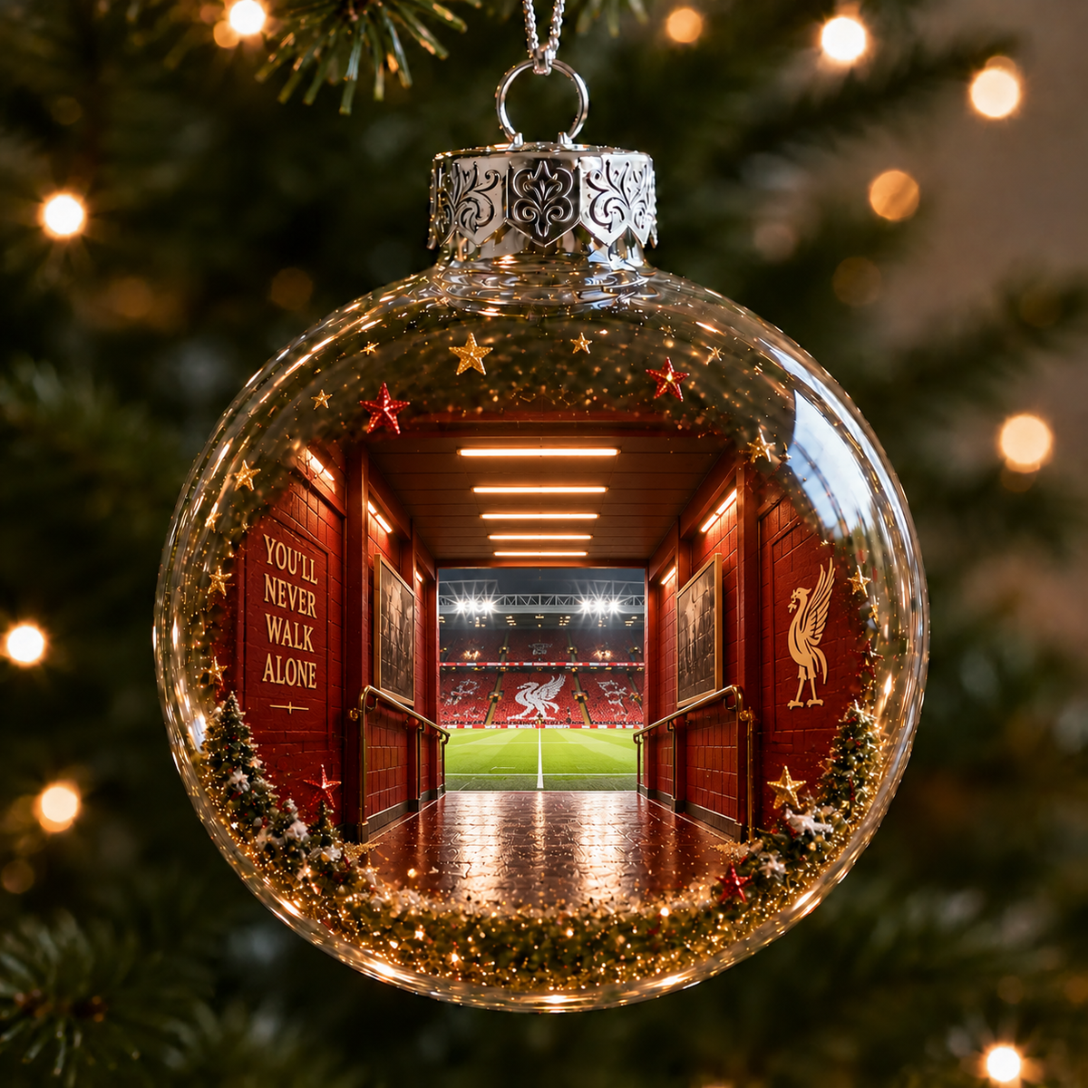 Light-Up Football Heritage Ornament