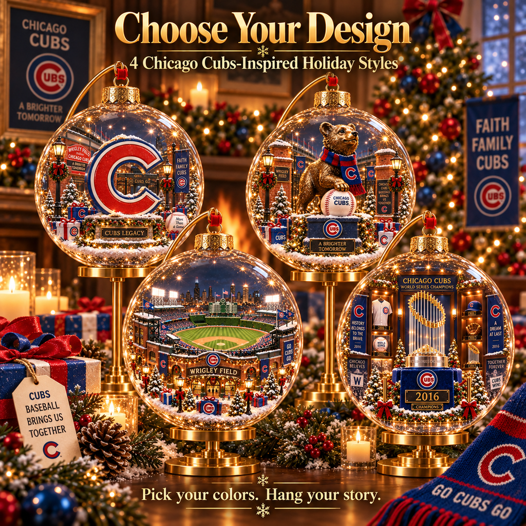 Fly the W — Light-Up Baseball Heritage Ornament