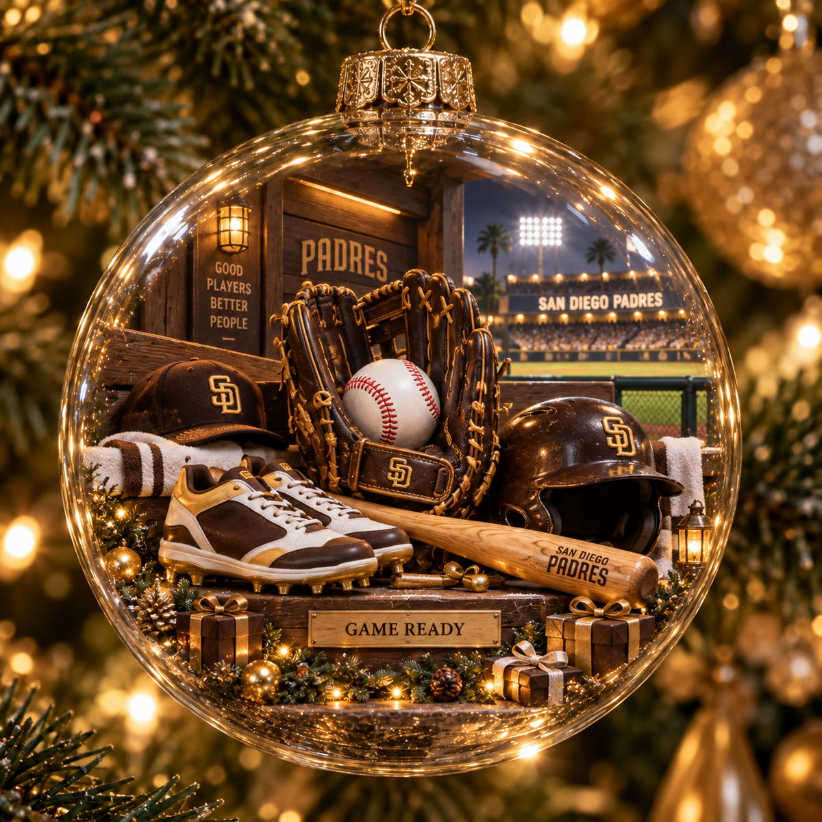 “Cover and Move” Light-Up Christmas Ornament
