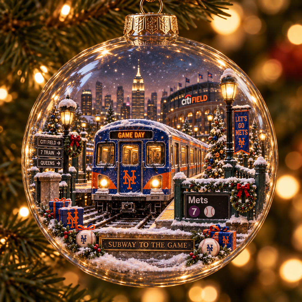 Baseball Brings Us Together — Light-Up Baseball Ornament