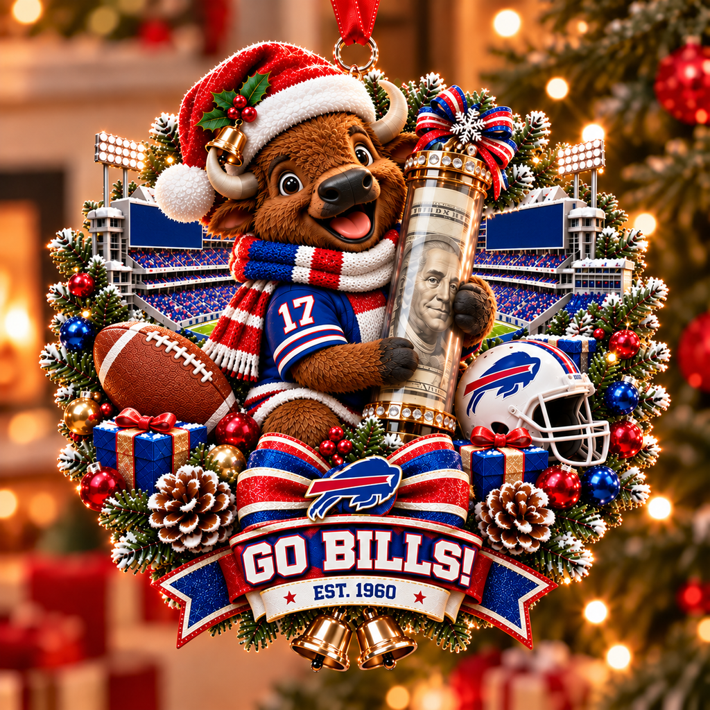 Football Team Money Surprise Ornament