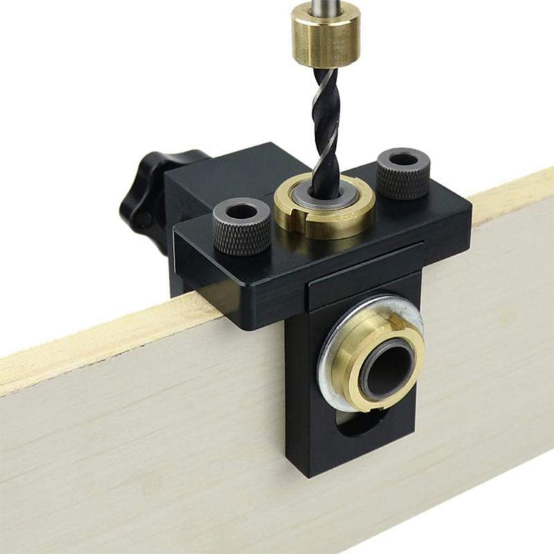 Sikunuo | 3 in 1 adjustable woodworking drill locator punch tools
