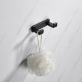 Sikunuo | Matt Black 5-piece modern bathroom accessory as a single item or as a set with towel bar