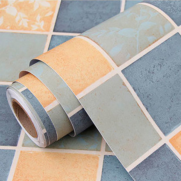 Sikunuo | Modern Vinyl Floor Geometric Pattern Self-Adhesive PVC Floor