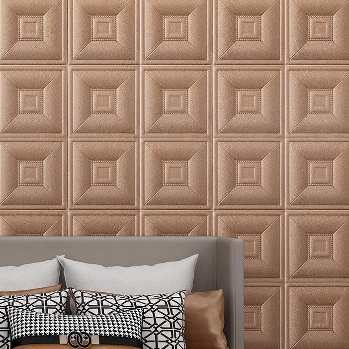 Sikunuo | Glam Cord Access Panel PVC Self-Adhesive 3D Embossing Waterproof Wall Panel