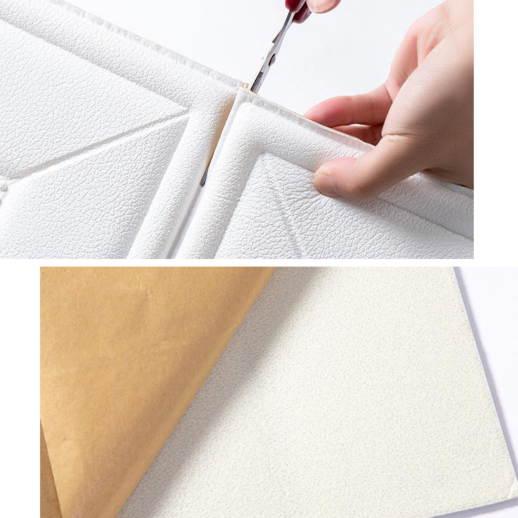 Sikunuo | Glam Cord Access Panel PVC Self-Adhesive 3D Embossing Waterproof Wall Panel