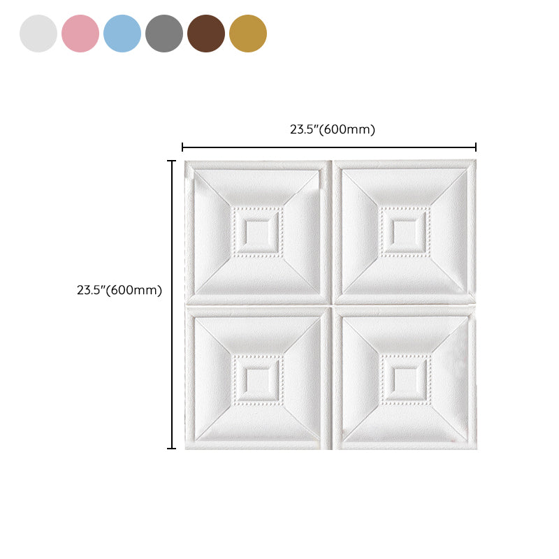 Sikunuo | Glam Cord Access Panel PVC Self-Adhesive 3D Embossing Waterproof Wall Panel