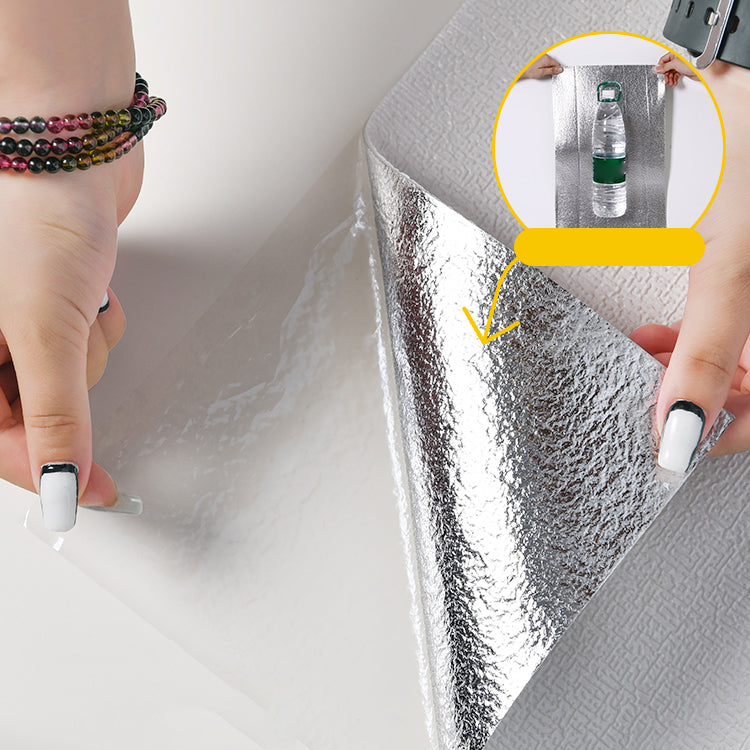 Sikunuo | Modern Wall-Ceiling PVC Peel-and-Press Waterproof Back Wall Panels
