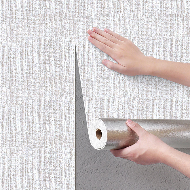 Sikunuo | Modern Tin Backsplash Panel Smooth Wall Ceiling 3D Stereo Wallpaper
