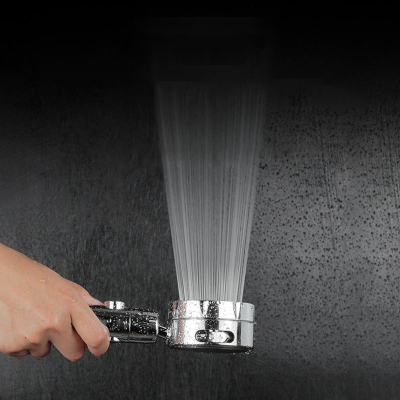 Sikunuo | Modern Handheld Showerhead 3 Spray Round Metal Shower Heads
