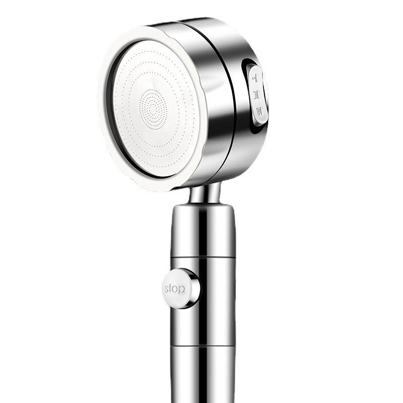 Sikunuo | Modern Handheld Showerhead 3 Spray Round Metal Shower Heads