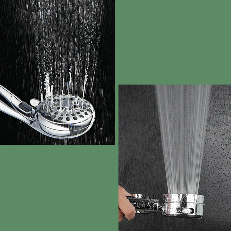 Sikunuo | Modern Handheld Showerhead 3 Spray Round Metal Shower Heads
