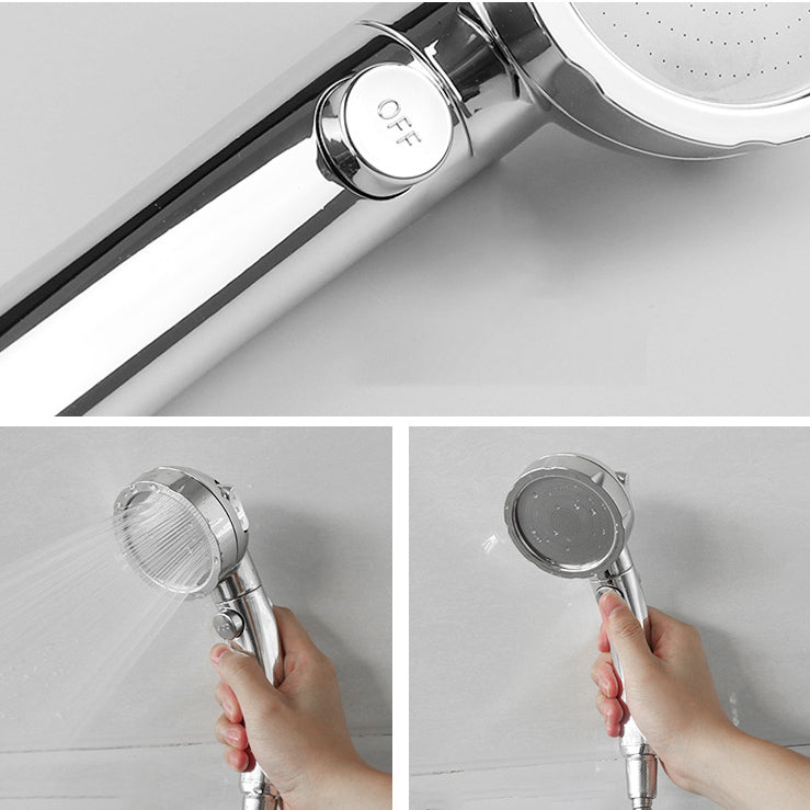 Sikunuo | Modern Handheld Showerhead 3 Streams Metal Round Showerheads