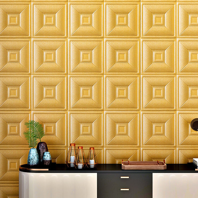 Sikunuo | Beautiful Style Wall Panel 3D Print Bathroom Living Room Wall Panels with Padding