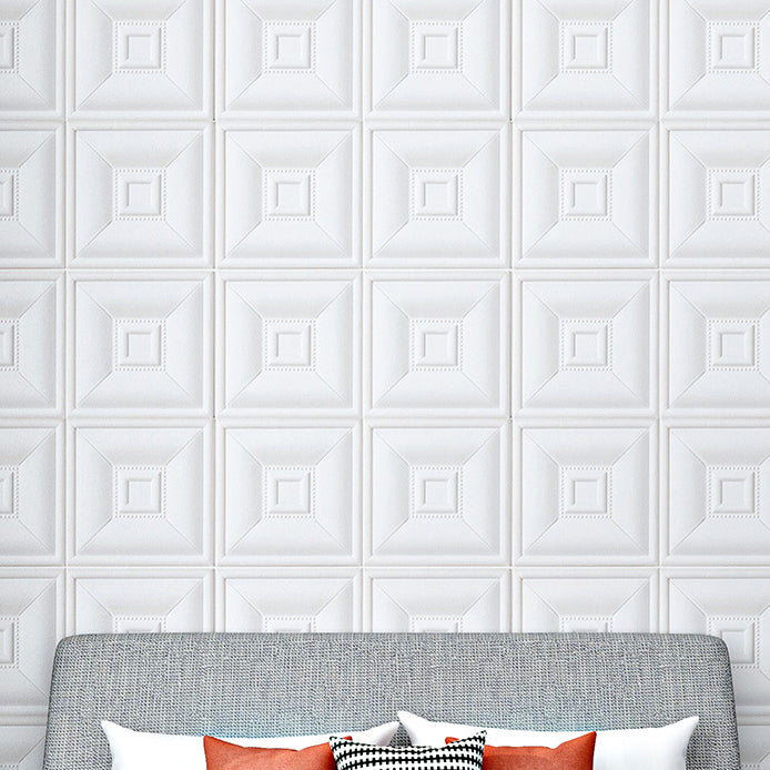 Sikunuo | Beautiful Style Wall Panel 3D Print Bathroom Living Room Wall Panels with Padding