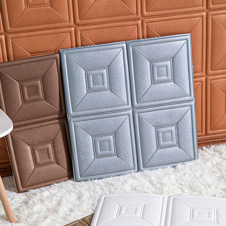 Sikunuo | Beautiful Style Wall Panel 3D Print Bathroom Living Room Wall Panels with Padding