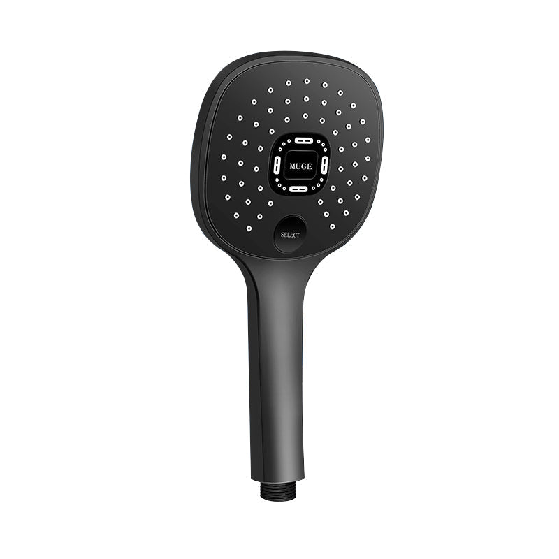 Sikunuo | Contemporary Handheld Supercharged Shower Head Square Metal Spray Head