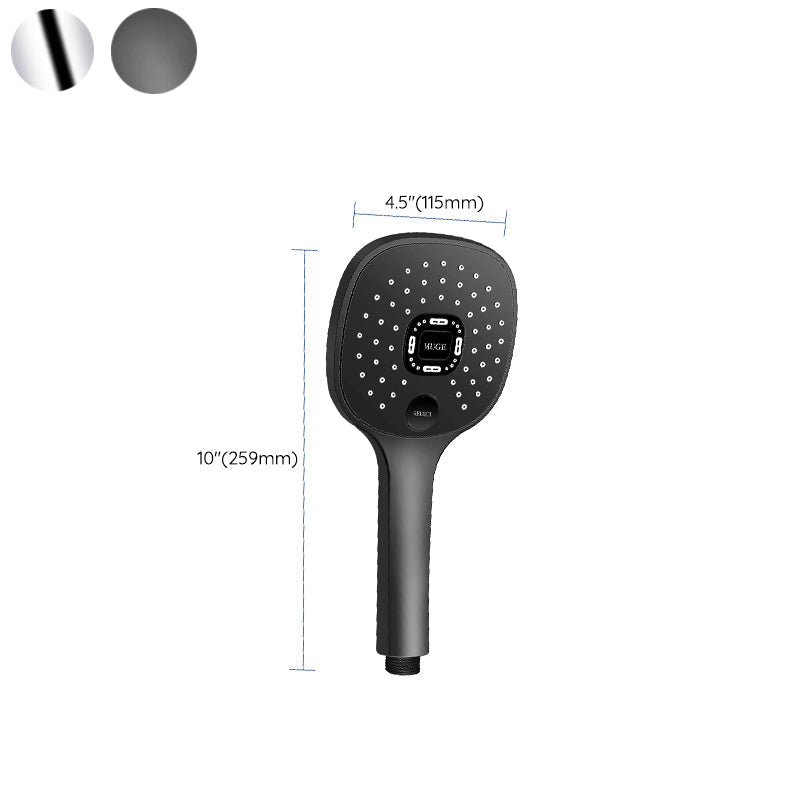 Sikunuo | Contemporary Handheld Supercharged Shower Head Square Metal Spray Head