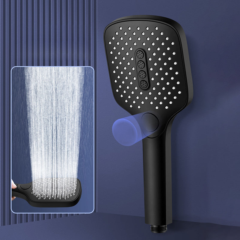 Sikunuo | Contemporary Fixed Head Square Supercharged Showerhead Combo