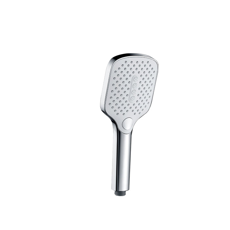 Sikunuo | Contemporary Fixed Head Square Supercharged Showerhead Combo