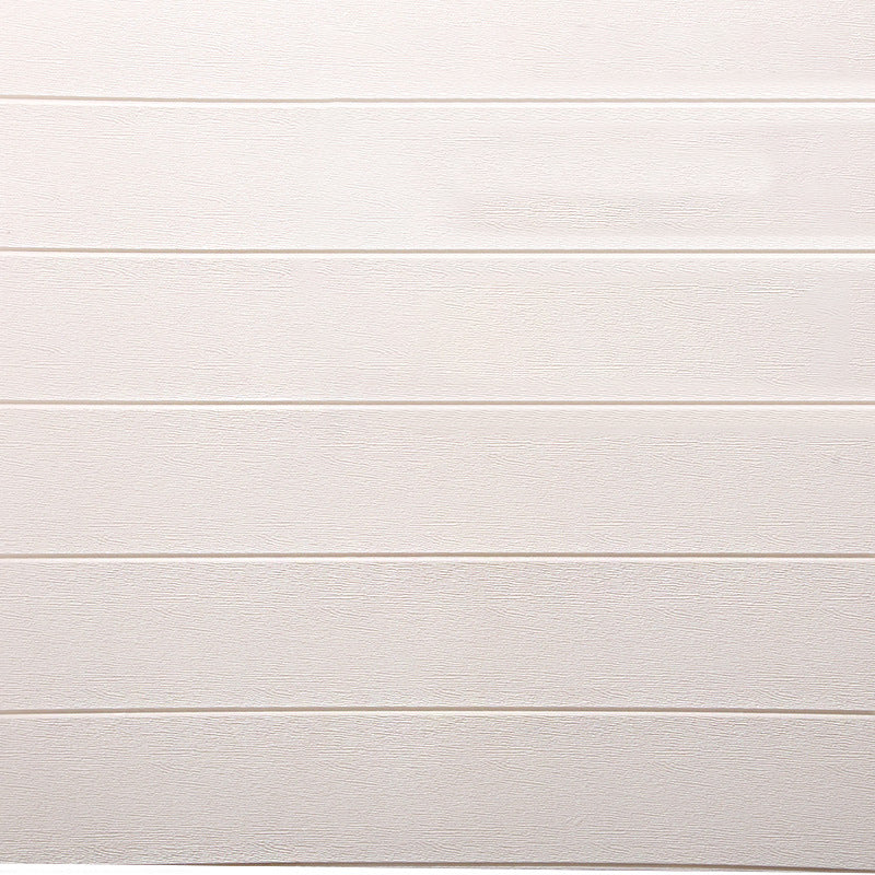 Sikunuo | Modern Tin Back Wall Panel Smooth Wall Ceiling Wood Grain Design Set of 1