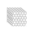 Sikunuo | Square Peel and Stick Back Wall Modern Plastic Peel and Stick Back Wall
