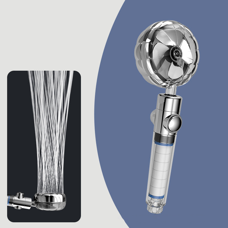 Sikunuo | Contemporary Hand Shower Round Plastic Hand Shower with Adjustable Spray Pattern