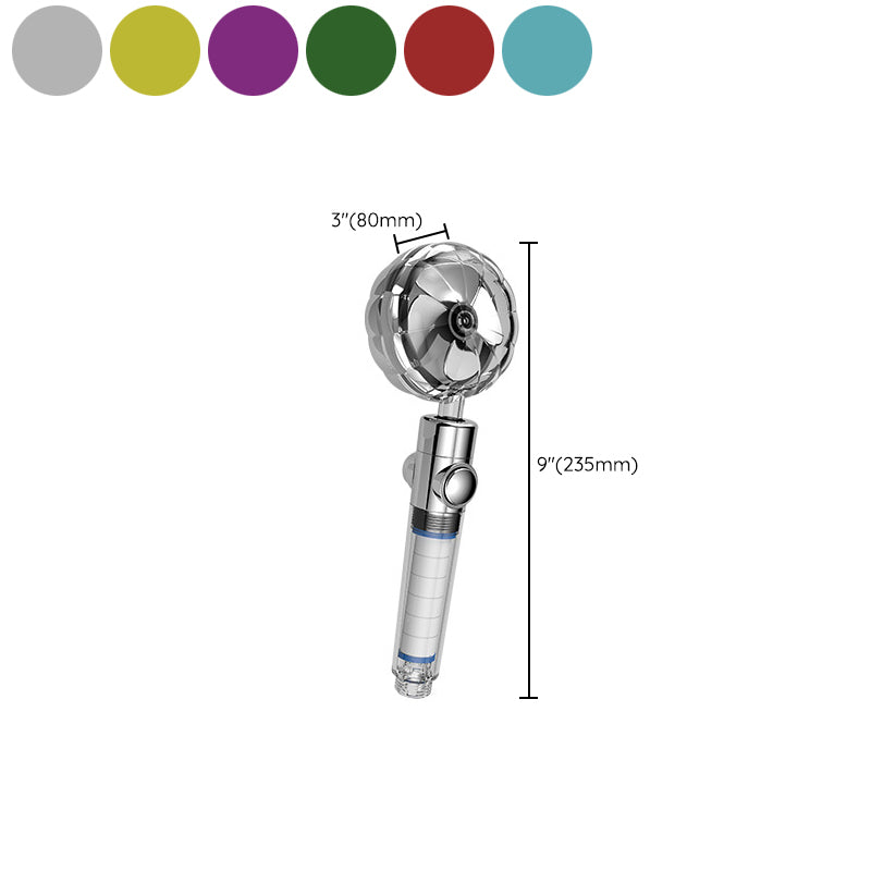 Sikunuo | Contemporary Hand Shower Round Plastic Hand Shower with Adjustable Spray Pattern