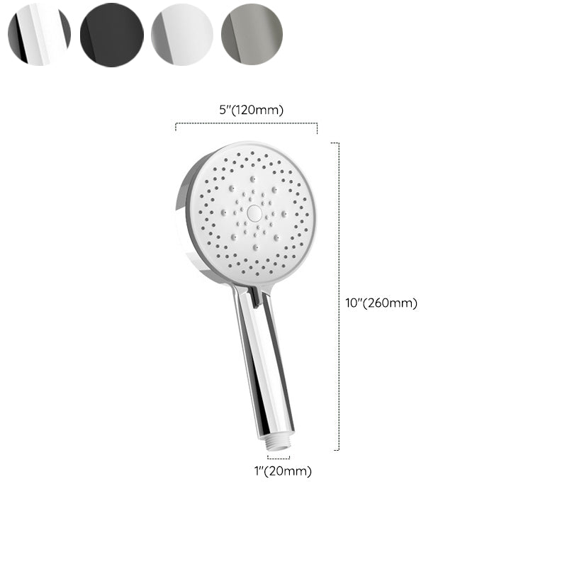 Sikunuo | Plastic Handheld Shower Head Round Handheld Shower Head with Adjustable Spray Pattern