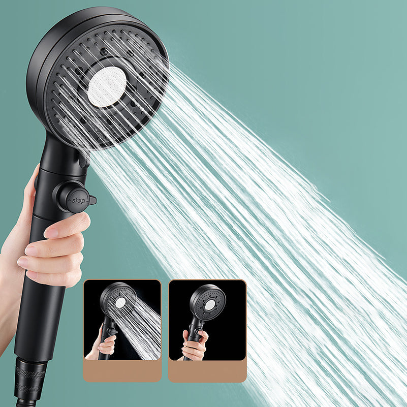 Sikunuo | Round Shower Head Plastic Modern Shower Head with Adjustable Spray Pattern