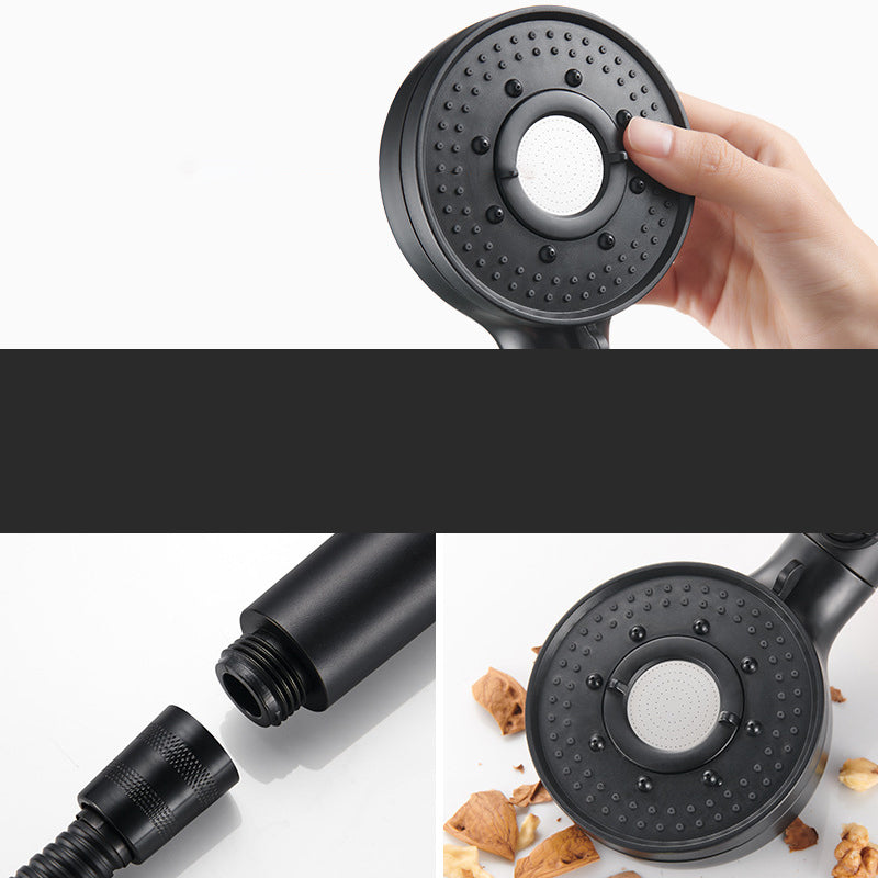 Sikunuo | Round Shower Head Plastic Modern Shower Head with Adjustable Spray Pattern