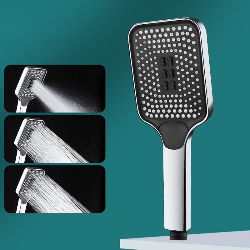 Sikunuo | Contemporary Handheld Supercharged Showerhead Square 3 Settings Spray Head