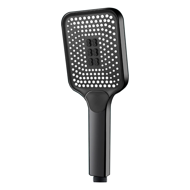 Sikunuo | Contemporary Handheld Supercharged Showerhead Square 3 Settings Spray Head