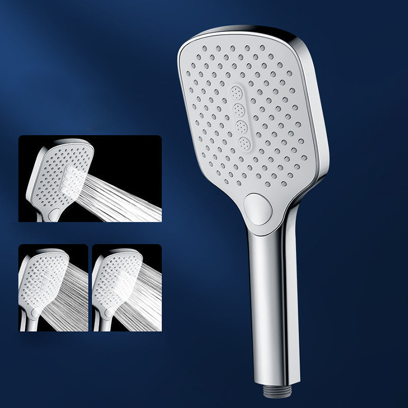 Sikunuo | Contemporary Fixed Shower Head Square Metal Shower Head Combo
