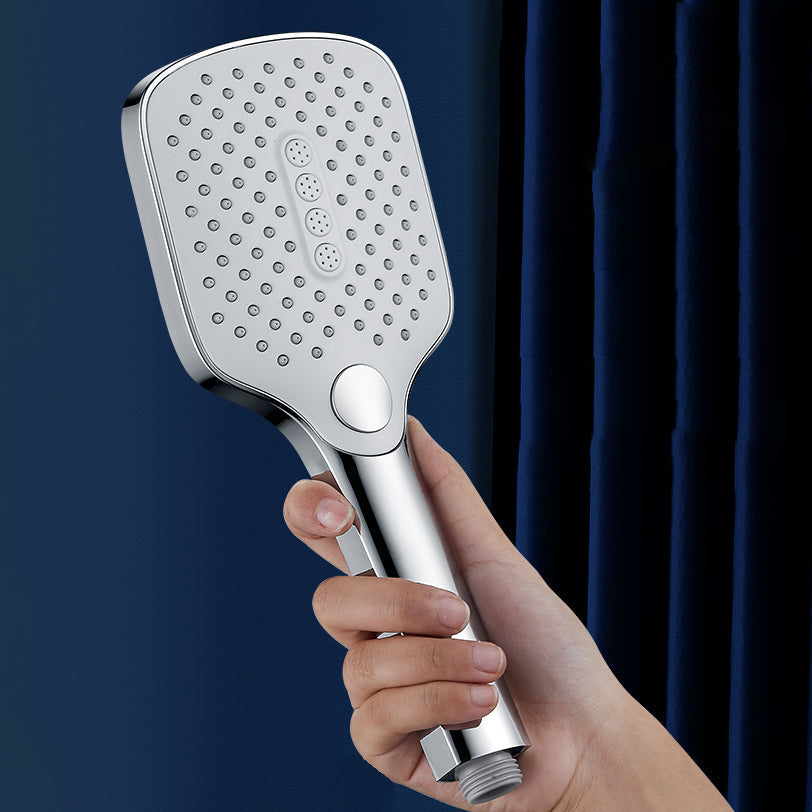 Sikunuo | Contemporary Fixed Shower Head Square Metal Shower Head Combo