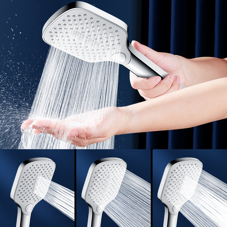 Sikunuo | Contemporary Fixed Shower Head Square Metal Shower Head Combo