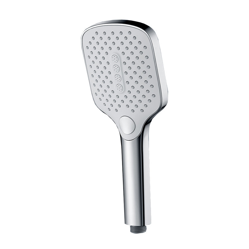 Sikunuo | Contemporary Fixed Shower Head Square Metal Shower Head Combo