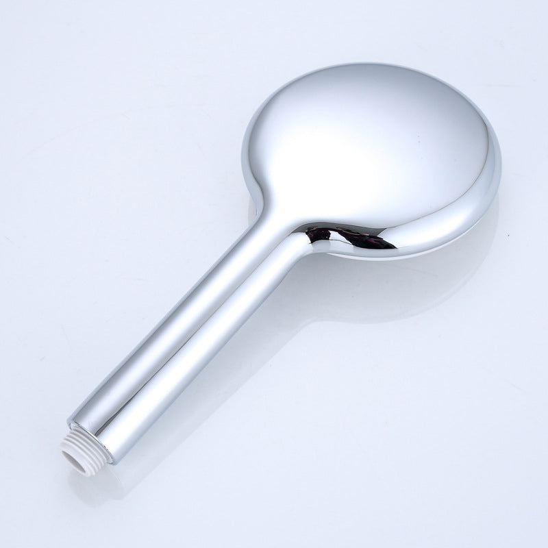 Sikunuo | Silver Shower Head Combo Metal Modern 5 Spray Pattern Shower Heads