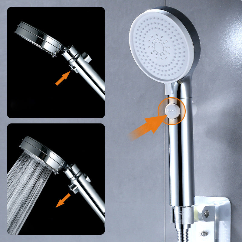 Sikunuo | Modern adjustable shower head metal 3 spray functions shower head combi