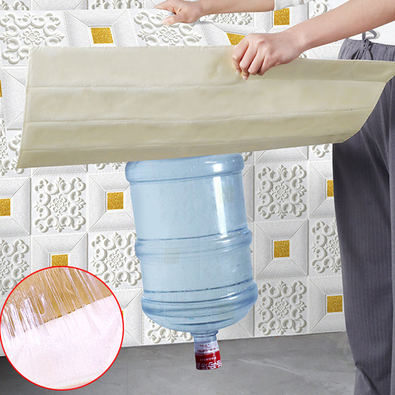 Sikunuo | Modern Pearl Wall Bowls PVC Wall Access Panel Peel and Stick Wall Tile Set of 10