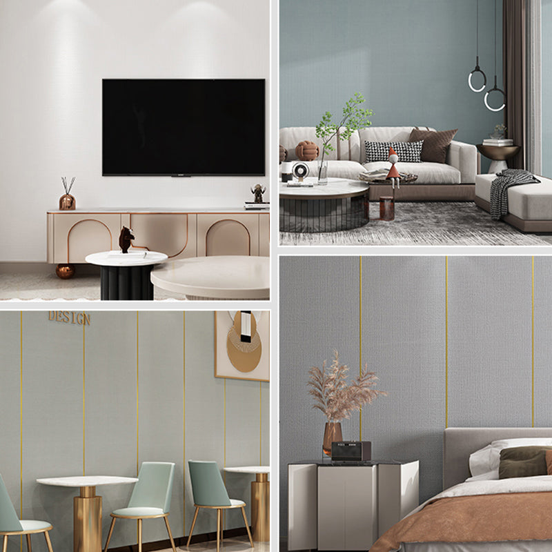 Sikunuo | Modern Wall Panel PVC Self-Adhesive Waterproof Tin Back Wall Wainscoting