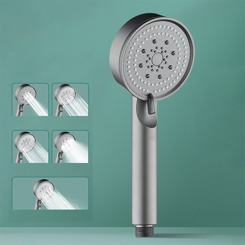 Sikunuo | Modern Shower Head Adjustable Spray Pattern Round Plastic Hand Shower
