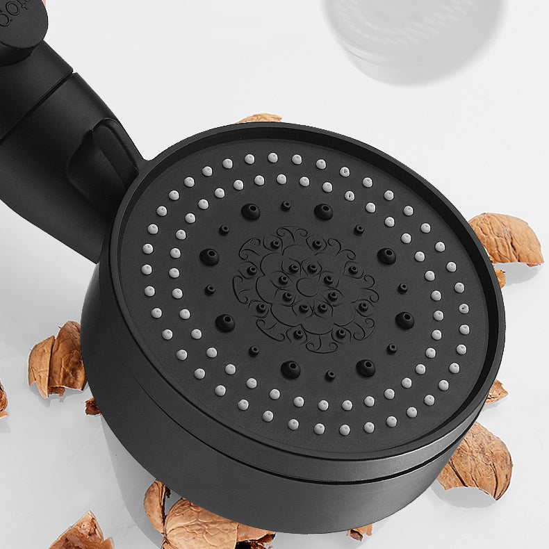 Sikunuo | Modern Shower Head Adjustable Spray Pattern Round Plastic Hand Shower