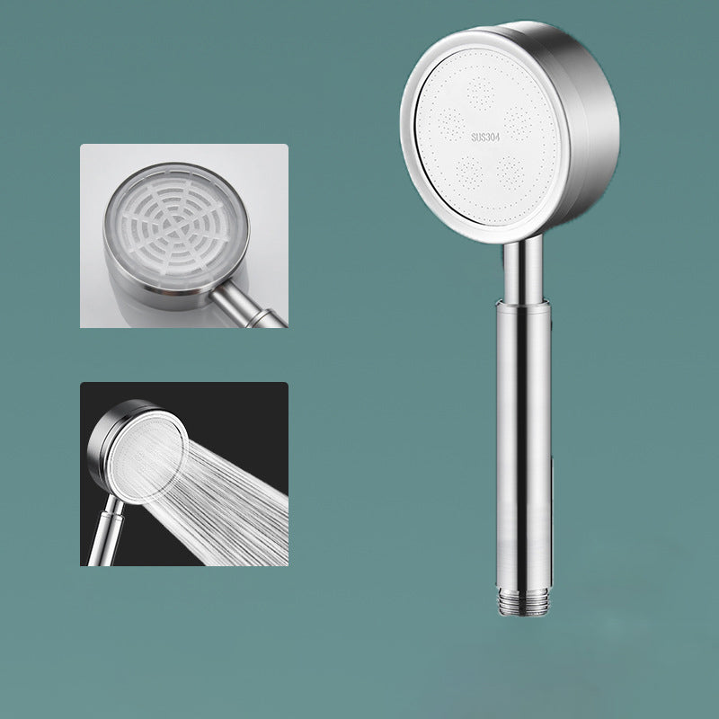 Sikunuo | Classic Round Shower Head Metal Standard Handheld Shower Head