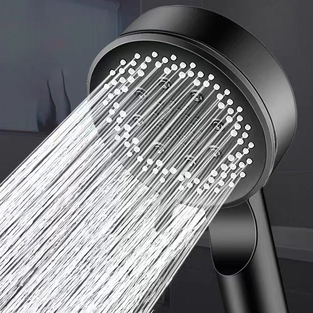 Sikunuo | Classic Plastic Shower Head 5 Settings Round Handheld Shower Heads