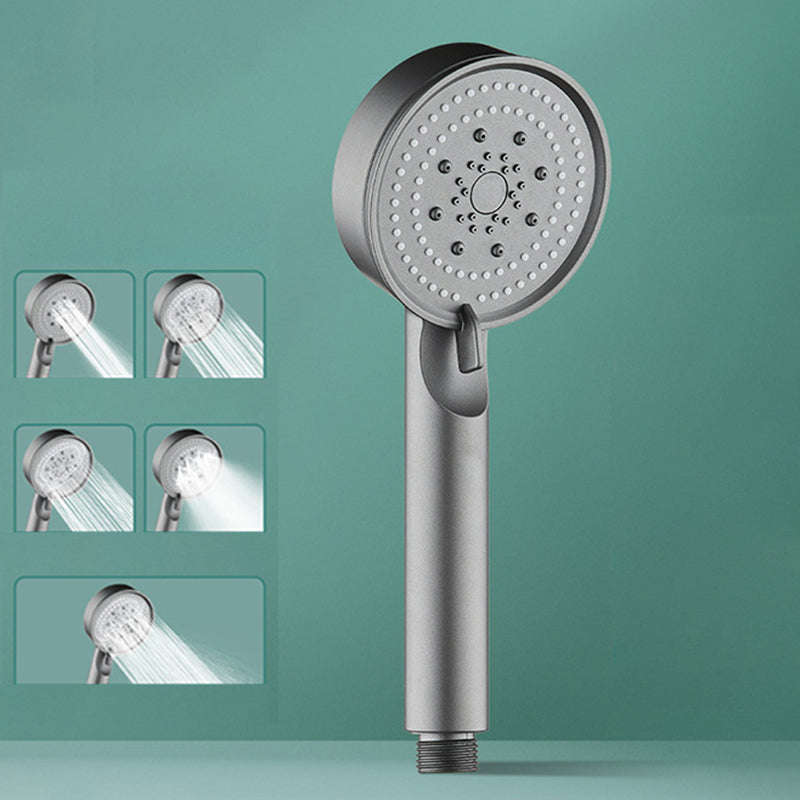 Sikunuo | Classic Plastic Shower Head 5 Settings Round Handheld Shower Heads